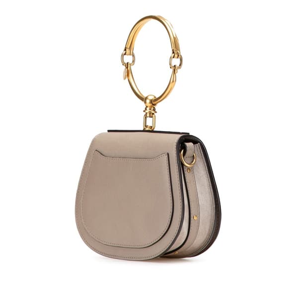 Pre-owned Chloé Small Leather Nile Bracelet Satchel Brown