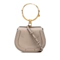 Miniatyrbillede 1 af 10: Pre-owned Chloé Small Leather Nile Bracelet Satchel Brown