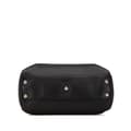 Miniatyrbild 3 av 10: Pre-owned Gucci Small Calfskin Bamboo Shopper Satchel Black