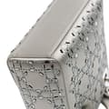 Miniatyrbillede 7 af 10: Pre-owned Dior Mini Satin Cannage Strass Crystal Embellished Lady Dior Gray
