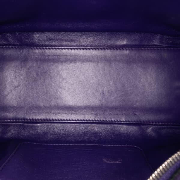 Pre-owned LOEWE Soft Grained Calfskin Amazona 28 Purple