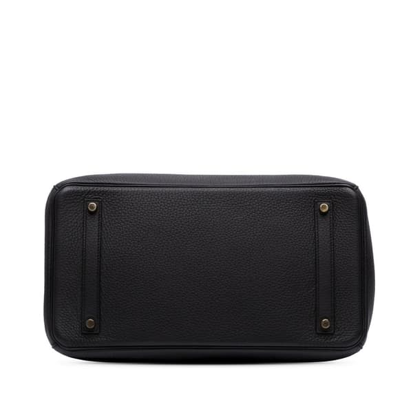 Pre-owned Hermès Togo Birkin Retourne 35 Black