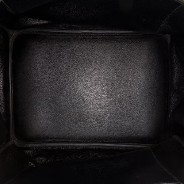 Pre-owned Hermès Togo Birkin Retourne 35 Black