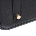 Miniatyrbild 8 av 10: Pre-owned Hermès Togo Birkin Retourne 35 Black