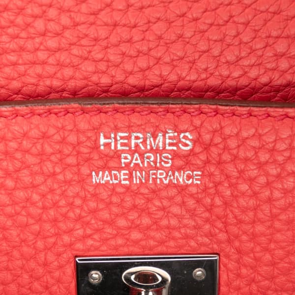 Pre-owned Hermès Togo Birkin Retourne 35 Pink