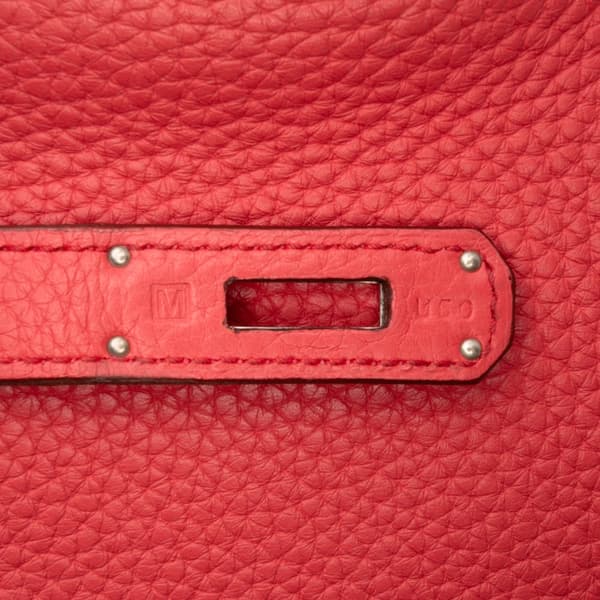 Pre-owned Hermès Togo Birkin Retourne 35 Pink