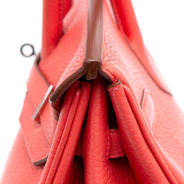 Pre-owned Hermès Togo Birkin Retourne 35 Pink