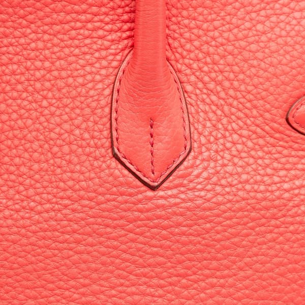 Pre-owned Hermès Togo Birkin Retourne 35 Pink