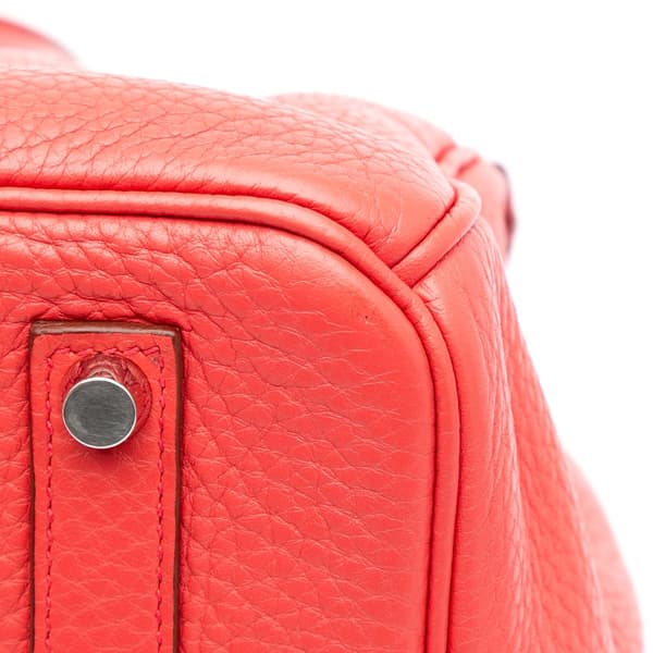 Pre-owned Hermès Togo Birkin Retourne 35 Pink
