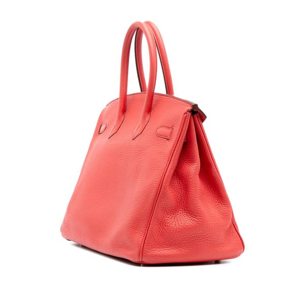 Pre-owned Hermès Togo Birkin Retourne 35 Pink