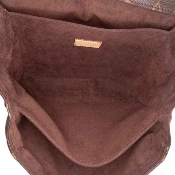 Pre-owned Louis Vuitton Monogram Pochette Metis Brown