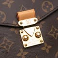 Miniatyrbild 9 av 10: Pre-owned Louis Vuitton Monogram Pochette Metis Brown