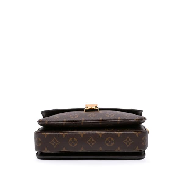 Pre-owned Louis Vuitton Monogram Pochette Metis Brown