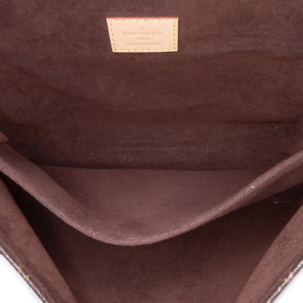 Pre-owned Louis Vuitton Monogram Pochette Metis Brown