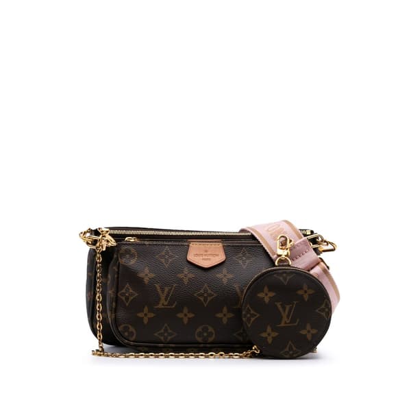 Pre-owned Louis Vuitton Monogram Multi Pochette Accessoires Brown