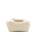 Miniatyrbild 3 av 10: Pre-owned Gucci Small GG Canvas Bree Satchel Brown