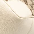 Miniatyrbild 8 av 10: Pre-owned Gucci Small GG Canvas Bree Satchel Brown