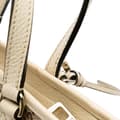 Miniatyrbild 9 av 10: Pre-owned Gucci Small GG Canvas Bree Satchel Brown