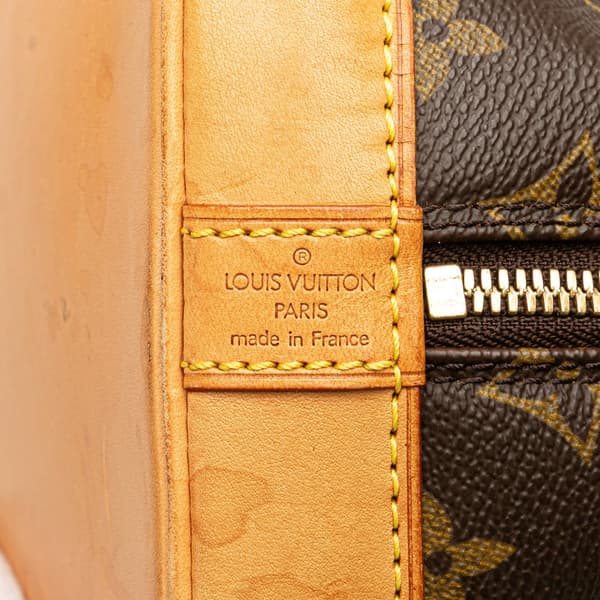 Pre-owned Louis Vuitton Monogram Alma PM Brown