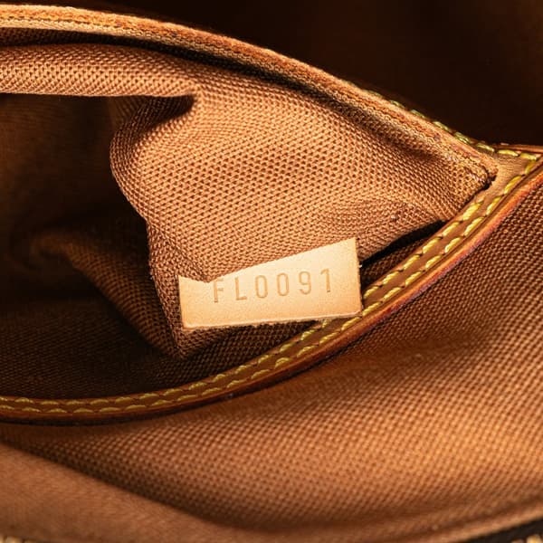 Pre-owned Louis Vuitton Monogram Alma PM Brown