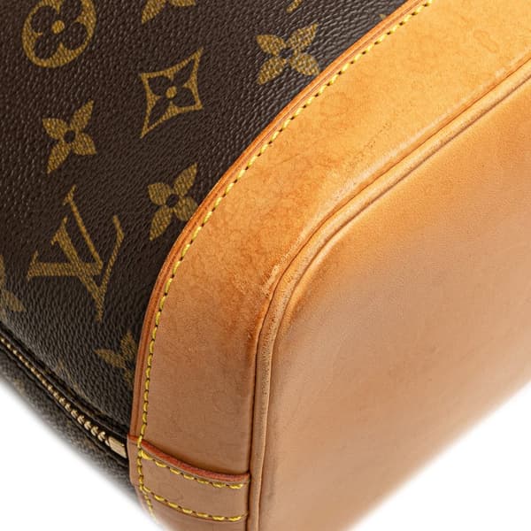 Pre-owned Louis Vuitton Monogram Alma PM Brown