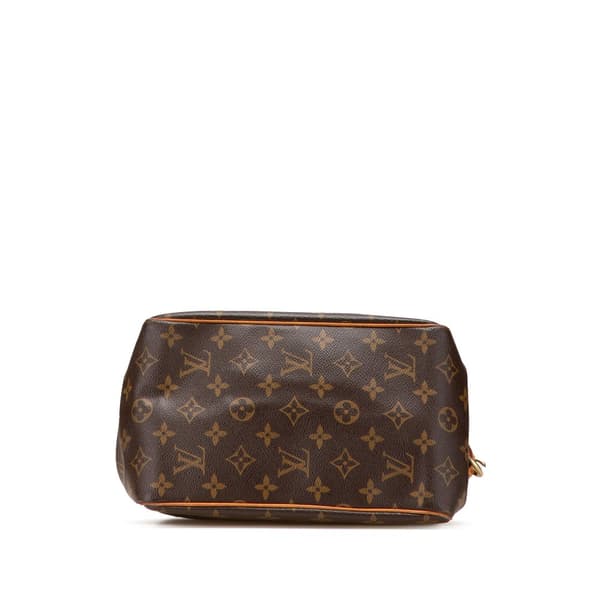 Pre-owned Louis Vuitton Monogram Batignolles Vertical PM Brown