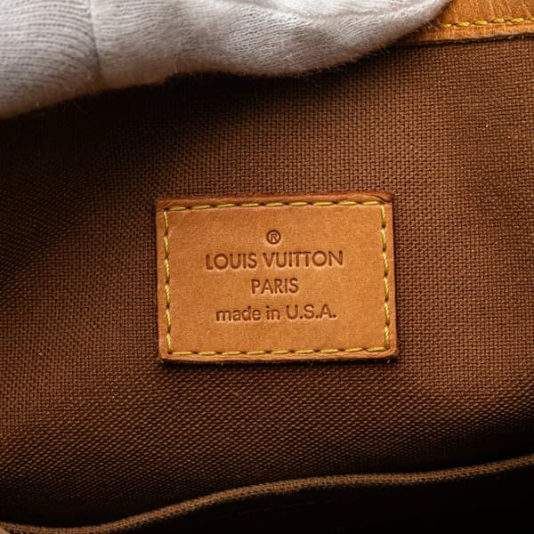 Pre-owned Louis Vuitton Monogram Batignolles Vertical PM Brown