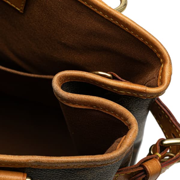 Pre-owned Louis Vuitton Monogram Batignolles Vertical PM Brown