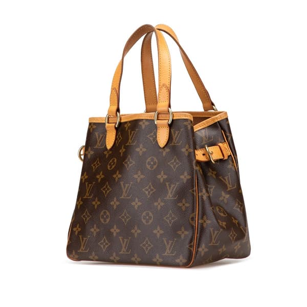 Pre-owned Louis Vuitton Monogram Batignolles Vertical PM Brown