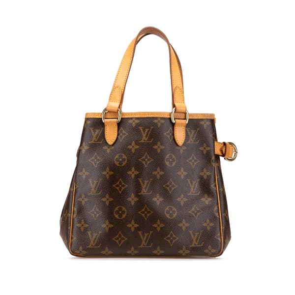 Pre-owned Louis Vuitton Monogram Batignolles Vertical PM Brown