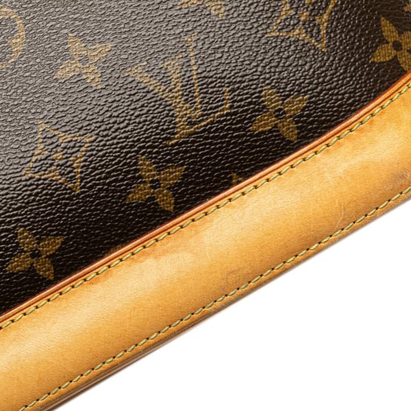 Pre-owned Louis Vuitton Monogram Alma PM Brown