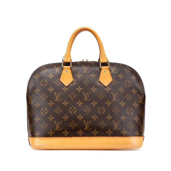 Pre-owned Louis Vuitton Monogram Alma PM Brown