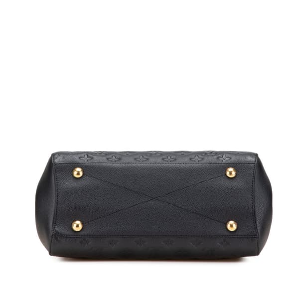 Pre-owned Louis Vuitton Monogram Empreinte Montaigne MM Black