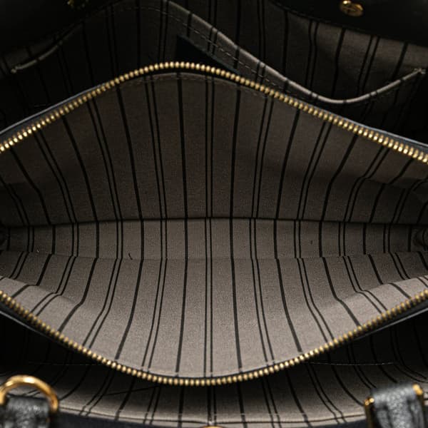 Pre-owned Louis Vuitton Monogram Empreinte Montaigne MM Black