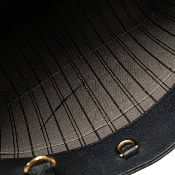 Pre-owned Louis Vuitton Monogram Empreinte Montaigne MM Black