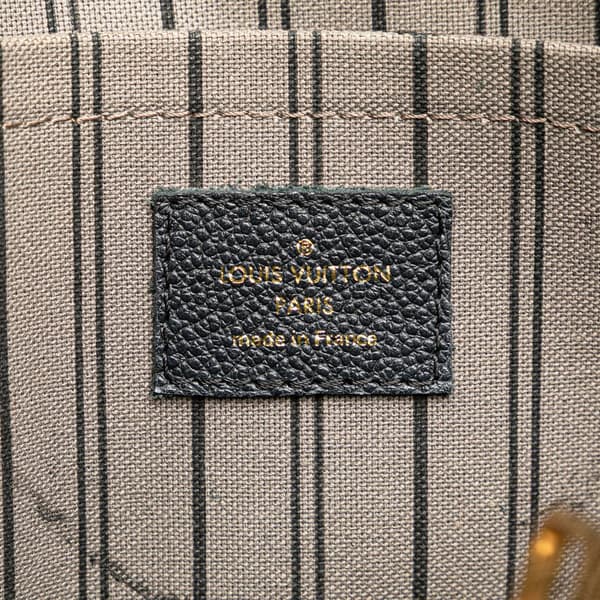 Pre-owned Louis Vuitton Monogram Empreinte Montaigne MM Black