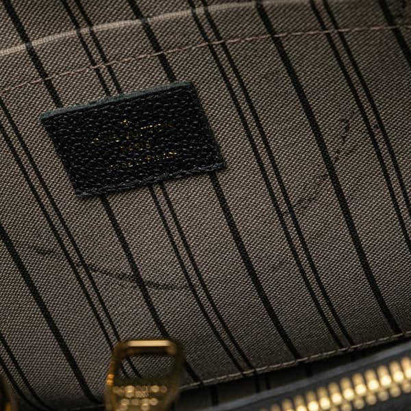 Pre-owned Louis Vuitton Monogram Empreinte Montaigne MM Black