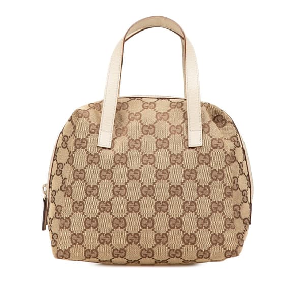 Pre-owned Gucci GG Canvas Handbag Brown