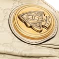 Miniatyrbild 9 av 10: Pre-owned Gucci Guccissima Hysteria Satchel White