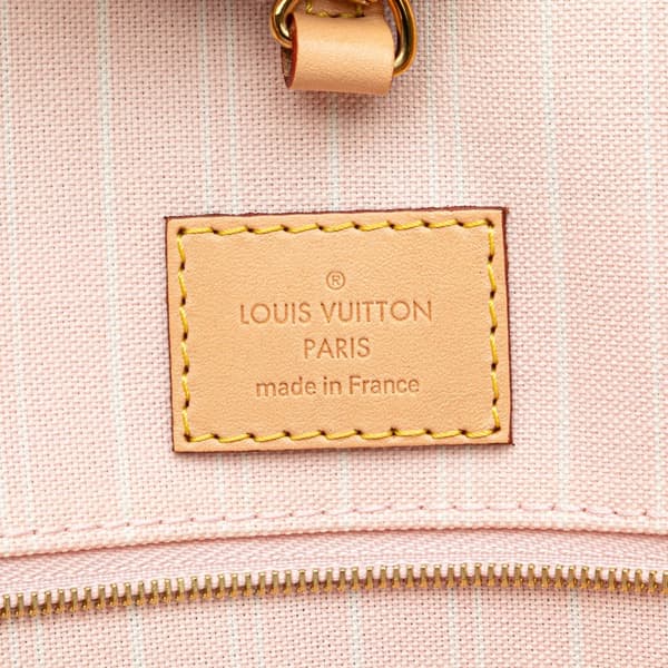 Pre-owned Louis Vuitton Monogram Giant By The Pool Okinawa OnTheGo GM Pink