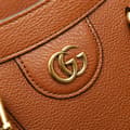Pikkukuva 7 / 10: Pre-owned Gucci Small Leather Bamboo Diana Satchel Brown