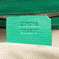Miniatyrbild 6 av 10: Pre-owned Gucci Leather Bright Bit Satchel Green