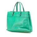 Miniatyrbild 2 av 10: Pre-owned Gucci Leather Bright Bit Satchel Green