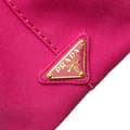 Miniatyrbilde 6 av 7: Pre-owned Prada Small Canvas Canapa Logo Satchel Pink