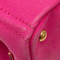 Miniatyrbilde 7 av 7: Pre-owned Prada Small Canvas Canapa Logo Satchel Pink