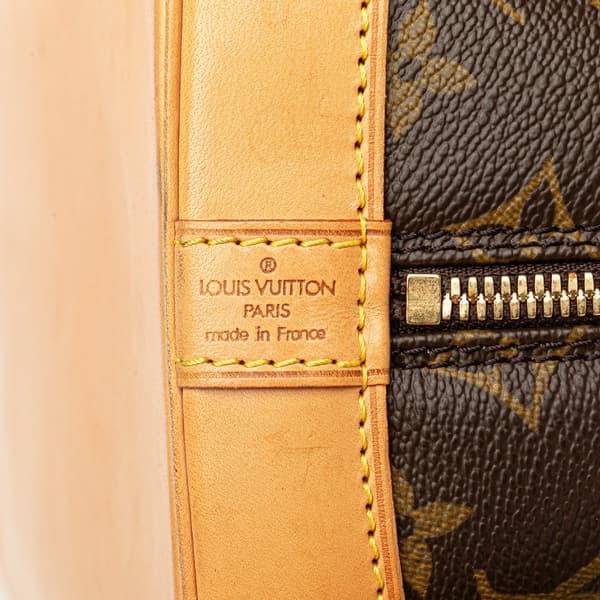 Pre-owned Louis Vuitton Monogram Alma PM Brown