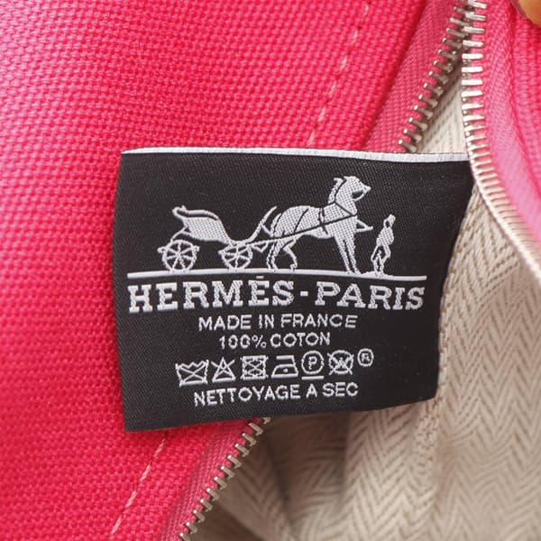 Pre-owned Hermès Small Canvas Bride A Brac Pink