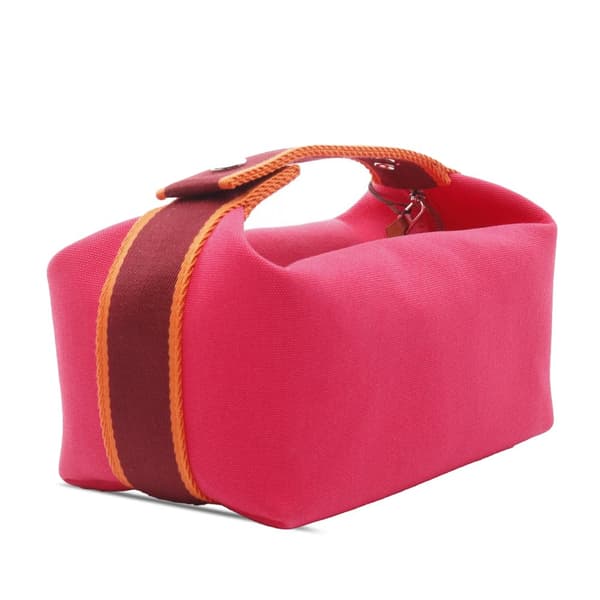 Pre-owned Hermès Small Canvas Bride A Brac Pink