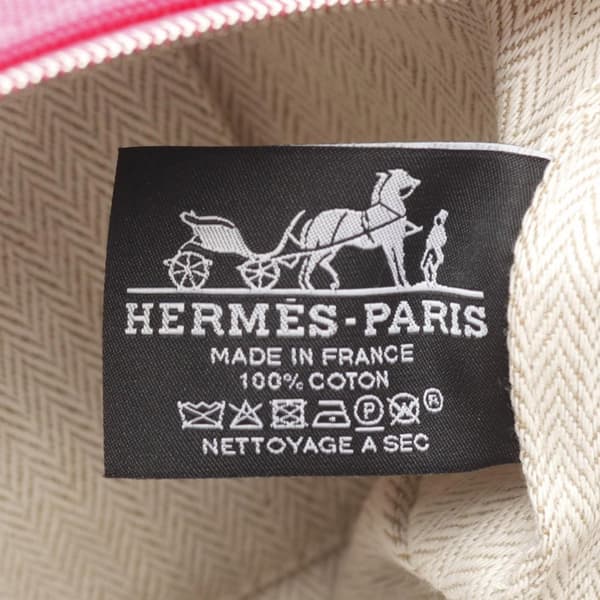 Pre-owned Hermès Small Canvas Bride A Brac Pink