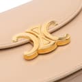 Miniatyrbillede 6 af 8: Pre-owned Celine Mini Shiny Calfskin Besace Clea Satchel Brown